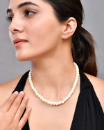 Pearl Beaded Necklace-VOJ446