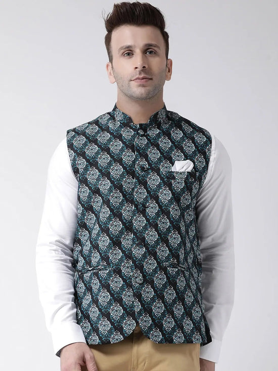 Hangup Men Standard Printed Men's Indian Wear-141A_Printed_Nehru