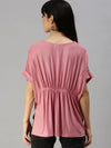 Women's Pink Embellished Tops-AE-10179-Pink