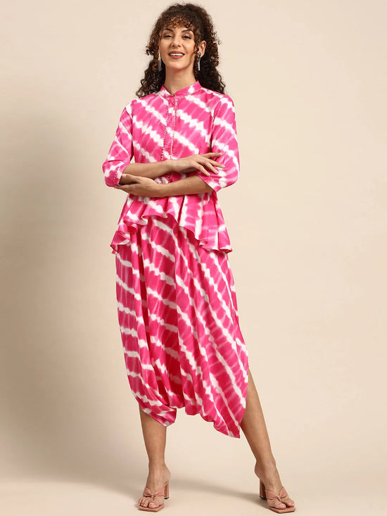 Women Solid Standard Pink Jumpsuits & Sets