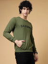 Rigo Printed Round Neck Fleece Sweatshirt-SW09181065-L