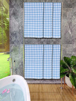 Athom Living Premium Gamcha Bath Towel 65 x 135 cm Pack of 6 Multicolored checkered-ATZ-BT-1A-C6