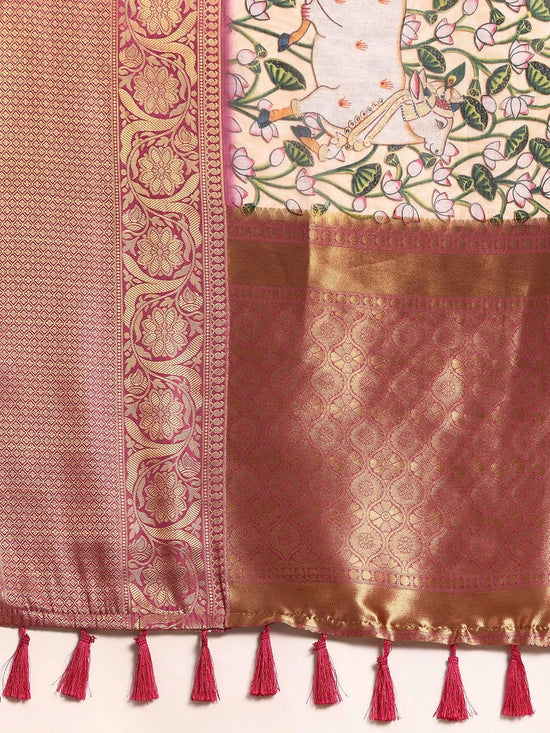 Radiant Festive Glow Saree-SZ-DGSAVI-1857