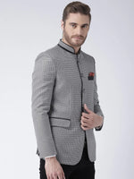 Hangup Men Standard Printed Men Formalwear-F6_5B_Blazer