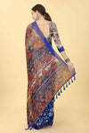 Floral Radiance Saree-SZ-INDIGO-1421