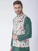 Hangup Men Standard Printed Men's Indian Wear-61APrintedNehru