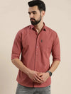 Dillinger Men's Pink Solid Shirt