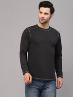 Rigo Poly Corduroy Round Neck T-Shirt-CT09221542-L