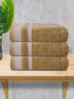 Athom Living Premium Cotton Bath Towel Pack of 3-PER-AAA