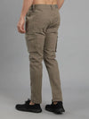 Solid Cargo Pants with 6 pockets-Beige-HC3013-30