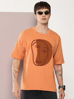 Dillinger Brown Graphic Oversized T-shirt-DLMOV256CAR-S