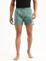 Men's Green Printed Boxer-AM-126-20-Green