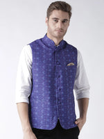 Hangup Men Standard Printed Men's Indian Wear-30APrintedNehru