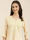 Women Peach Solid Straight Kurta-NJ-3427442-Peach