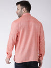 Hangup Men Slim Solid Men's Indian Wear-OrangeShortKurta