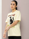 Dillinger Off White Graphic Oversized T-Shirt-WMNCR515WWHT-XS