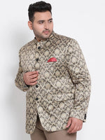 Hangup Men Standard Printed Men Formalwear-D30_5Button1_Blazer