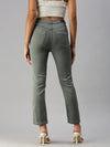 Women's Grey Solid Straight Fit Denim Jeans-IM-9795A-Grey