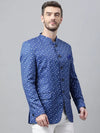 Hangup Men Standard Printed Men Formalwear-D163_5Button_Blazer