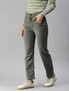 Women's Grey Solid Fit Denim Jeans-IM-9797A-Grey