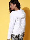 Women Solid Standard White Jacket