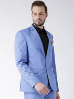 Hangup Men Standard Solid Men Formalwear-DarkBlueBlazer