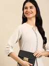 Women's White Solid Straight Kurta-SKC-3353-Offwhite