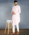 Hangup Men Standard Solid Men's Indian Wear-ST13954_Pink_RubyLKurta