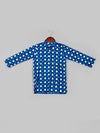 Boys Printed Pure Cotton Straight Kurta with Pyjamas Set