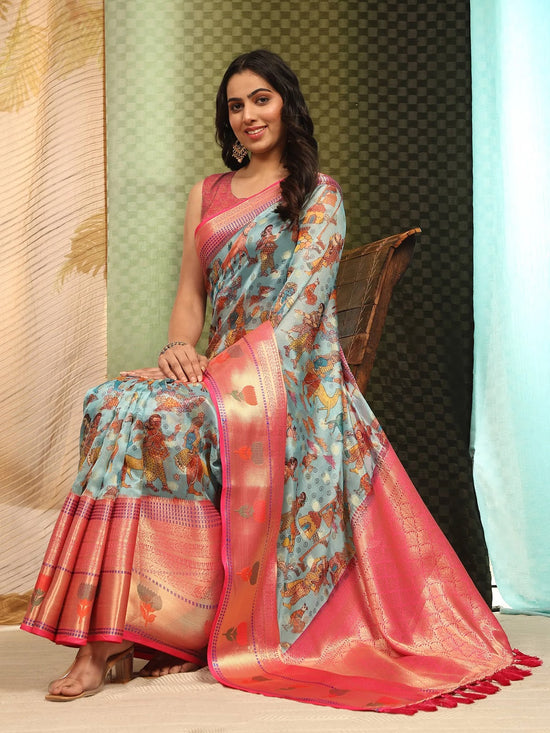 Understated Elegance Drape Saree-SZ-DGLARA-SKB-1930