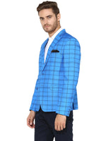 Hangup Men Standard Checkered Men Formalwear-D8CheckBlazer