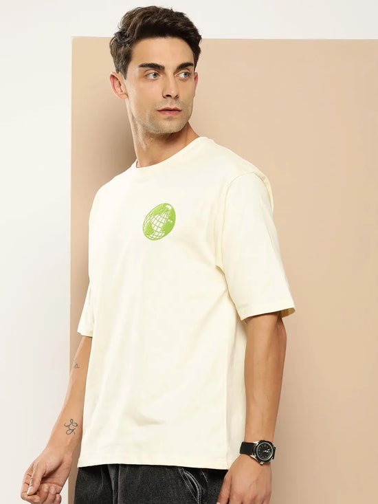 Difference of Opinion Off White Graphic Oversized T-Shirt-DOOVR205WWHT-S