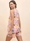 Kurta Shorts Set in Pink Watermelon Print