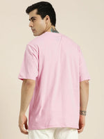 Dillinger Pink Typographic Oversized T-Shirt