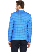 Hangup Men Standard Checkered Men Formalwear-D8CheckBlazer