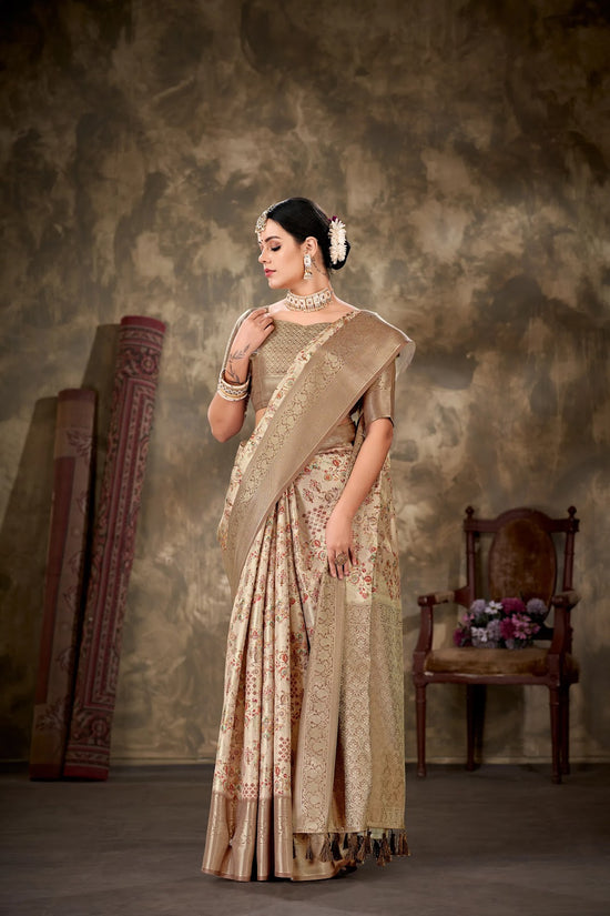 Artistic & Hand-Painted Saree-SZ-DGKSS-1-1496