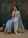 Graceful Heritage Drape Saree-SZ-FAIRY1-BU-2269