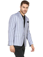 Hangup Men Standard Checkered Men Formalwear-D4CheckBlazer