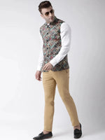 Hangup Men Standard Printed Men's Indian Wear-140A_Printed_Nehru