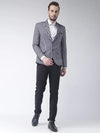 Hangup Men Standard Checkered Men Formalwear-D16CheckBlazer