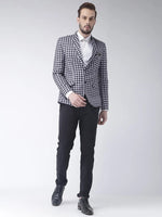 Hangup Men Standard Checkered Men Formalwear-D16CheckBlazer