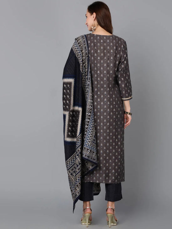 Ahika Women Silk Blend Ethnic Printed Kurta-PKSKD1790_XS