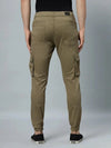 Ribbed Jogger Cargos with 6 pockets-Beige-HJC9013-30