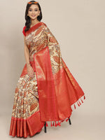 Sophisticated Modern Grace Saree-SZ-DGW-WHT-1153