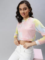 Women's Multi Tie Dye Crop Top-SH-9013-Multi