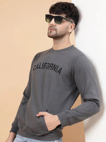 Rigo Printed Round Neck Fleece Sweatshirt-SW09211099-L