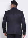 Hangup Men Standard Solid Men Formalwear-BlueTuxedo2_Blazer