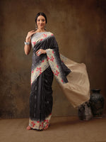 Luxurious Wonder Aura Saree-SZ-DGTRISHIV3-BL-2196