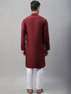 Mirror Work Kurta Pyjama-JOKP-P-693Maroon