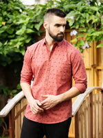 Dillinger Men's Printed Shirt-DLMSRT012WRS-S